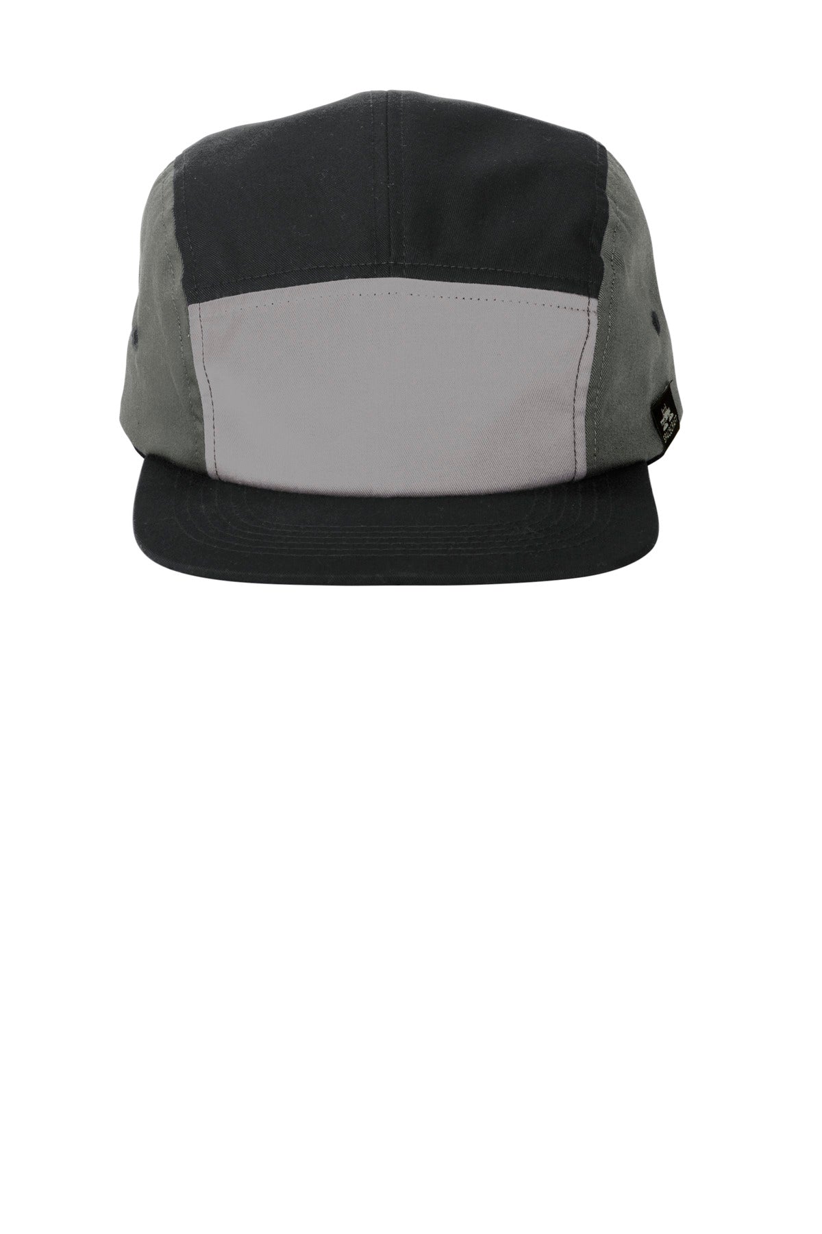 Front View of Bk/Ch/Gray LIMITED EDITION Spacecraft Colorblock Cap SPC6