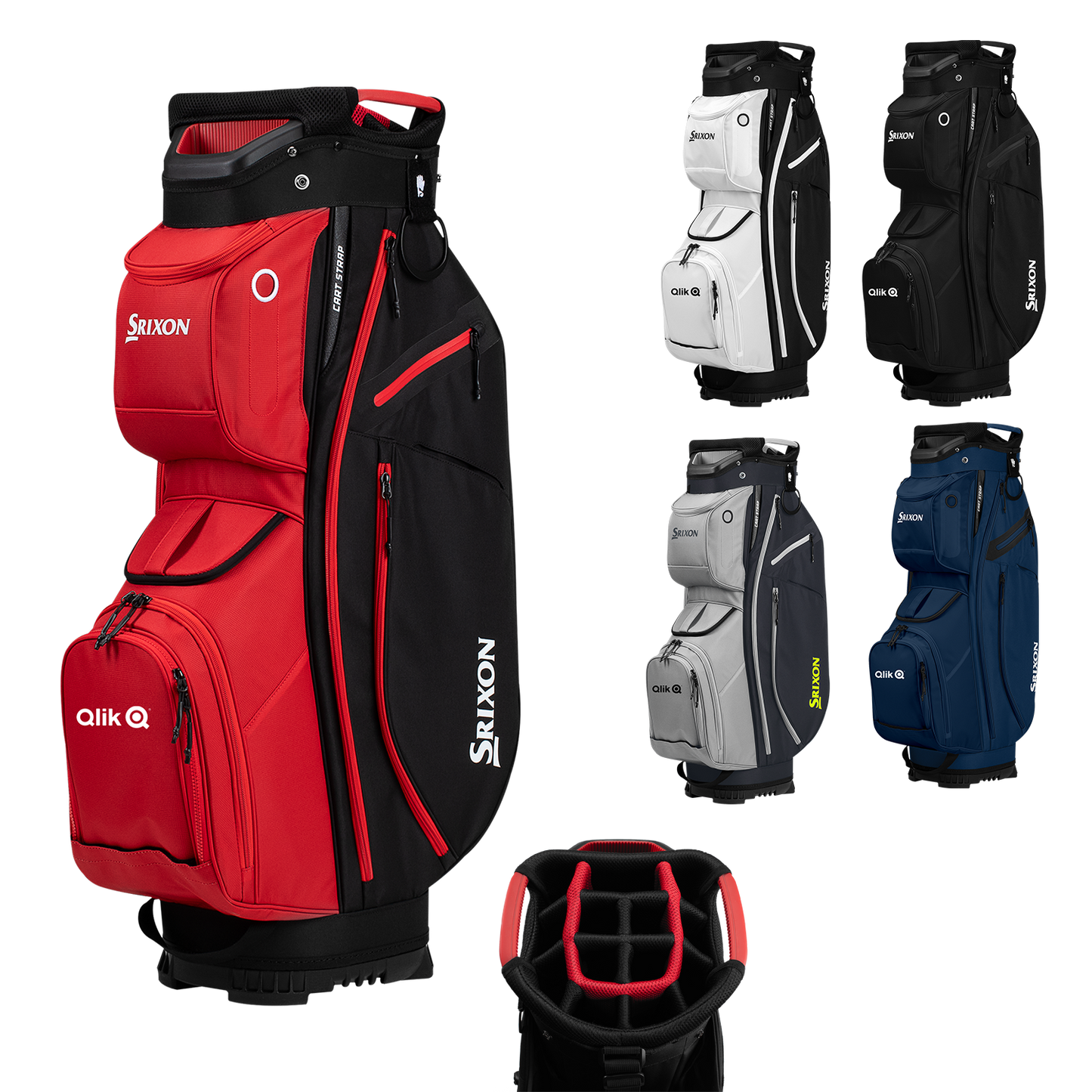 Black Black Srixon Signature Series Cart Bag