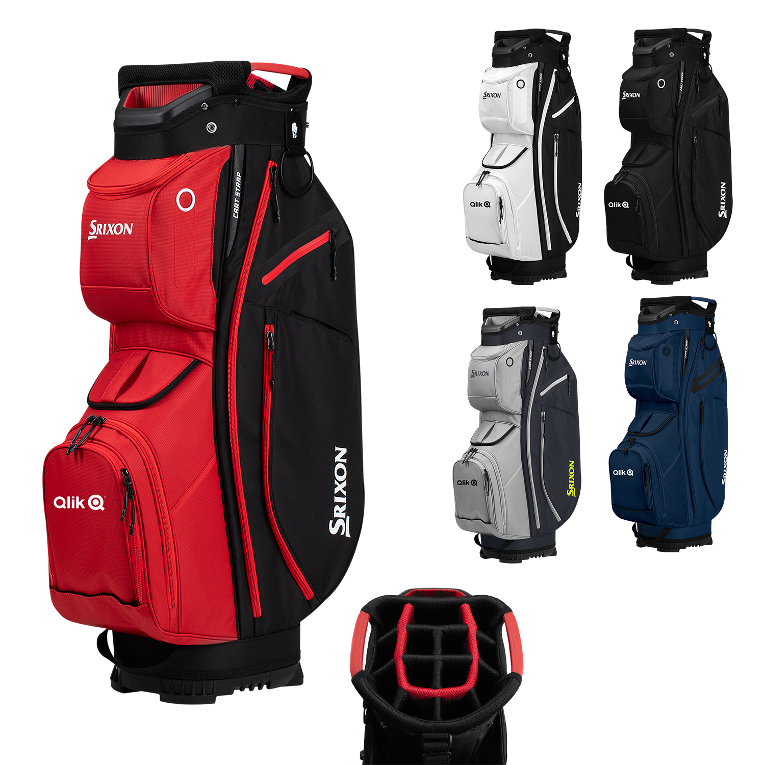 Black Black Srixon Signature Series Cart Bag