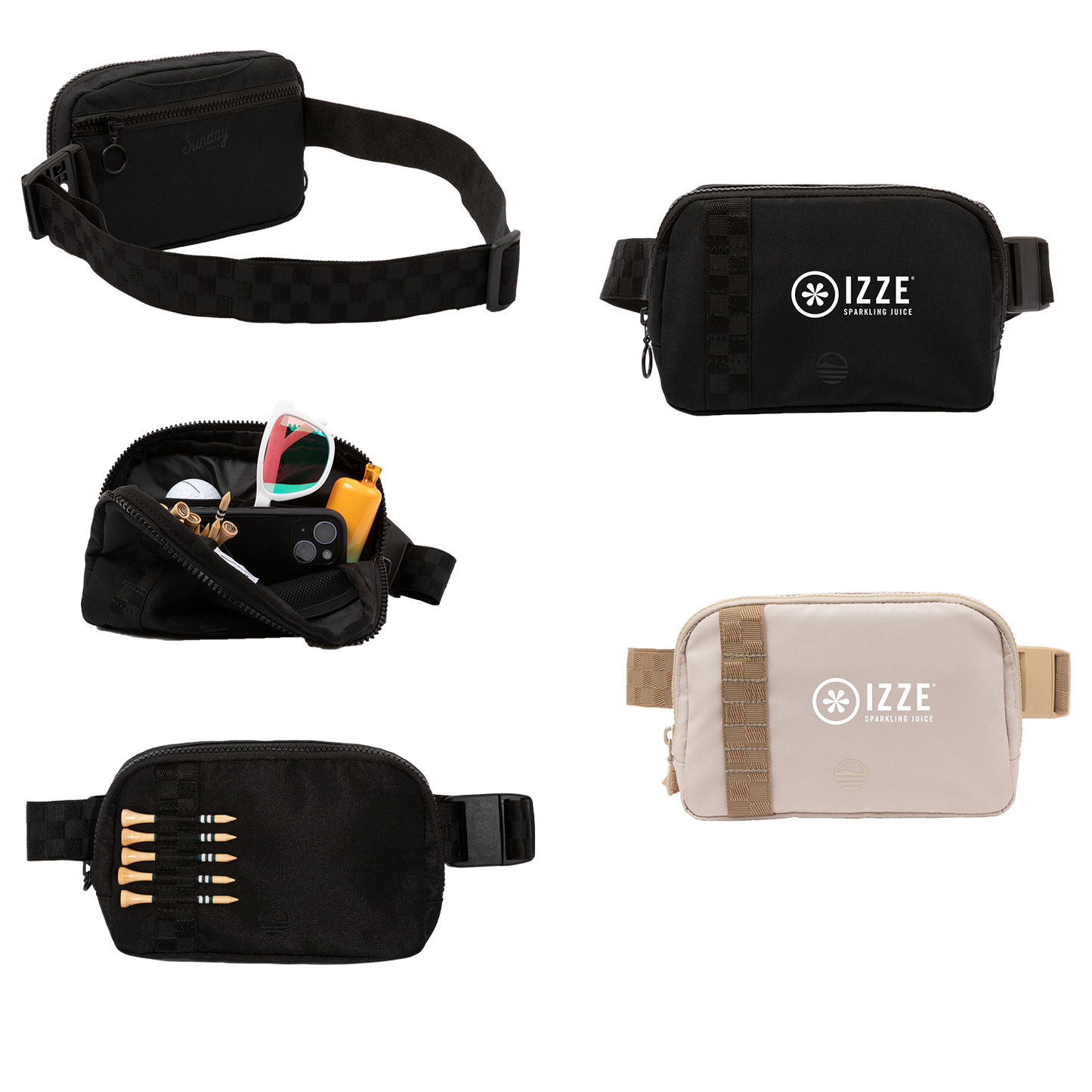 Almond Sunday Golf Spill The Tee Belt Bag