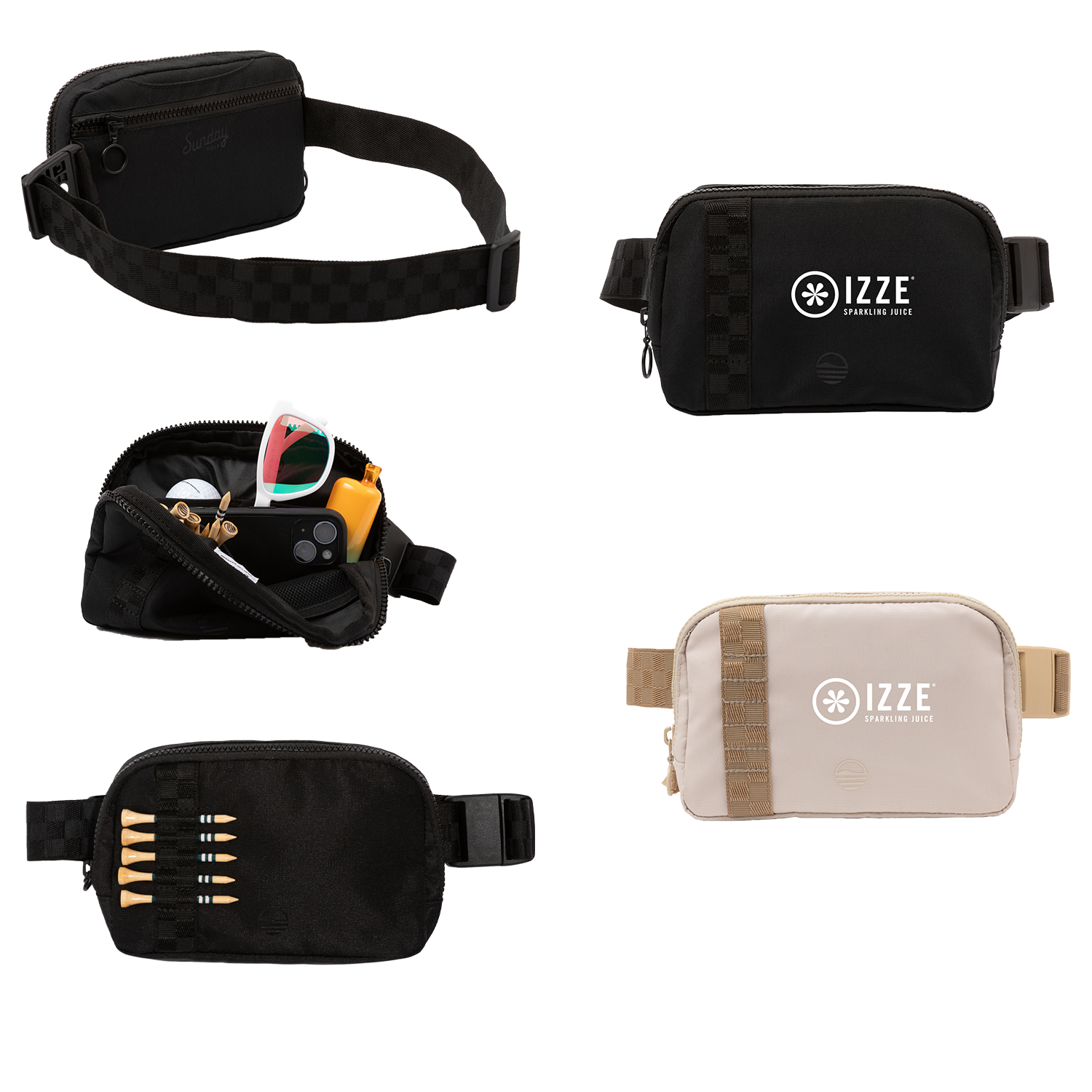 Almond Sunday Golf Spill The Tee Belt Bag