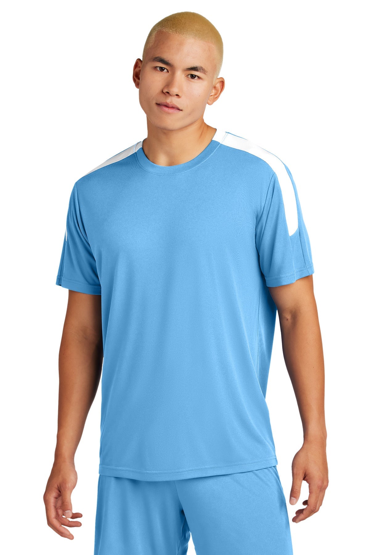 SanMar ST100_CAROLINABLUEWHITE_Model_Front.jpg?v=1762279208