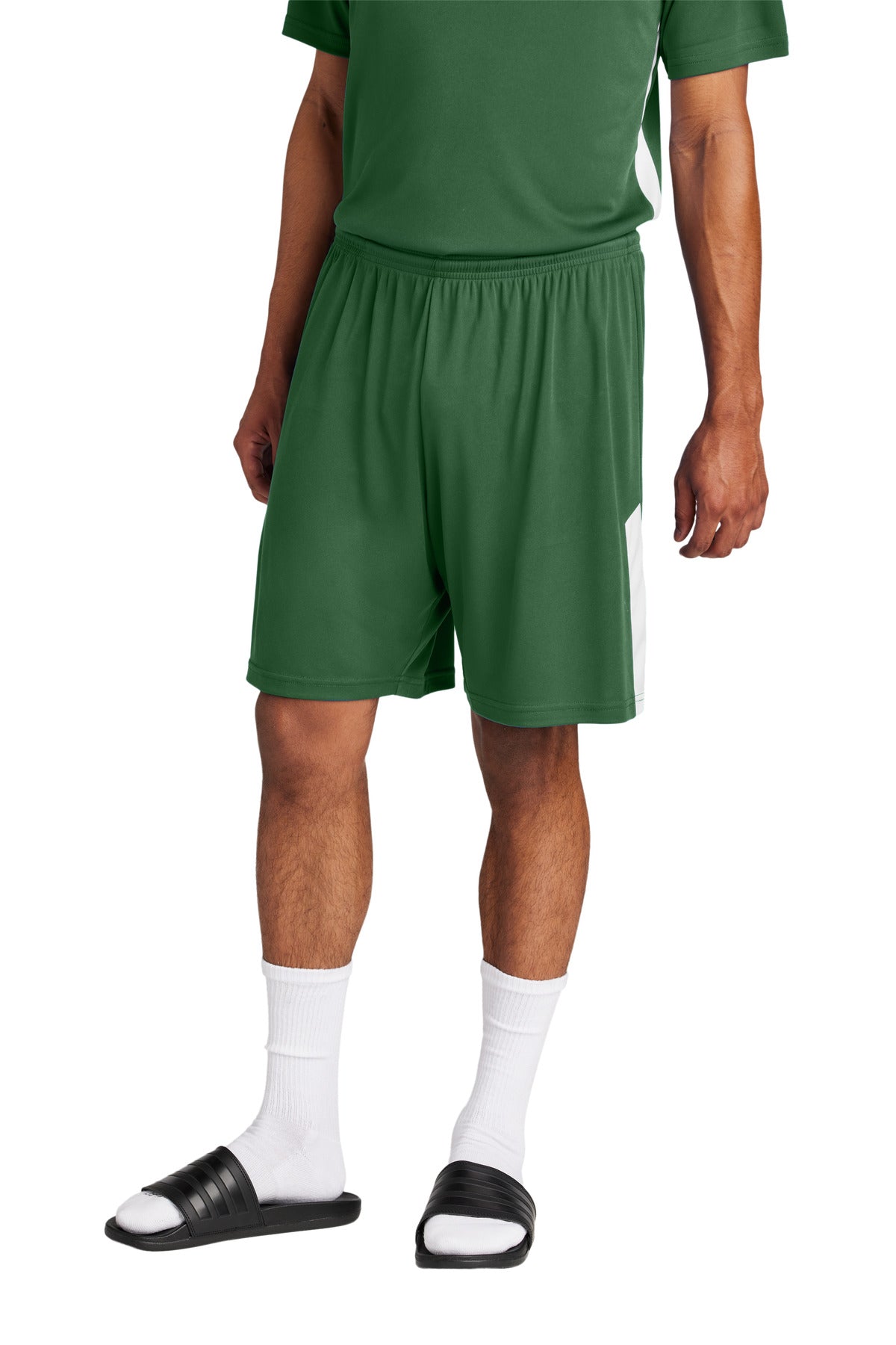 SanMar ST103_FORESTGREENWHITE_Model_Front.jpg