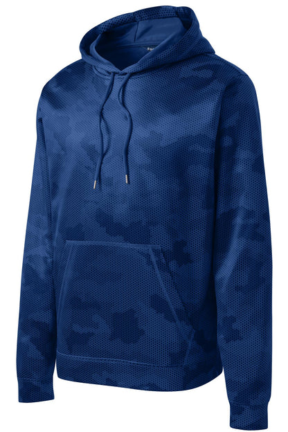 Sport-Tek Sport-Wick CamoHex Fleece Hooded Pullover. ST240