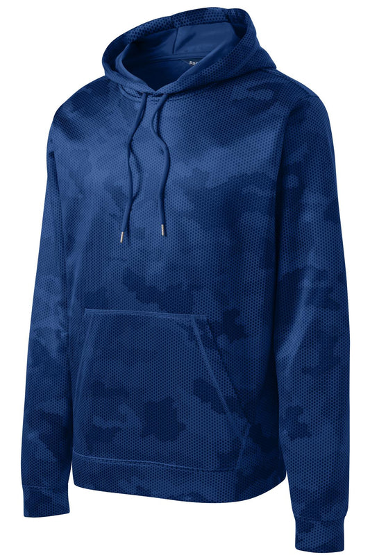 Sport-Tek Sport-Wick CamoHex Fleece Hooded Pullover. ST240