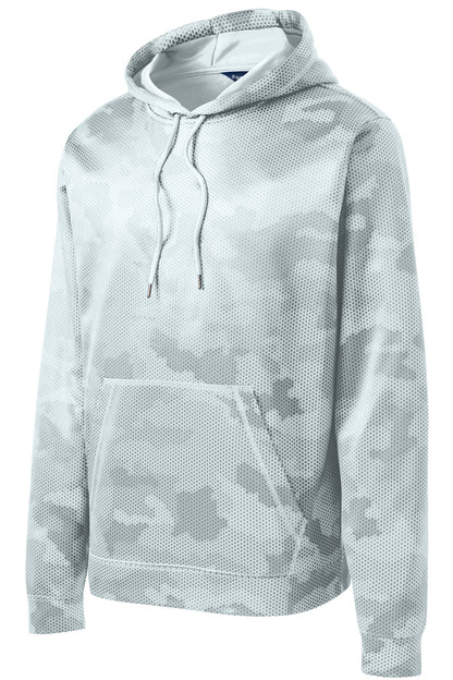 Sport-Tek Sport-Wick CamoHex Fleece Hooded Pullover. ST240