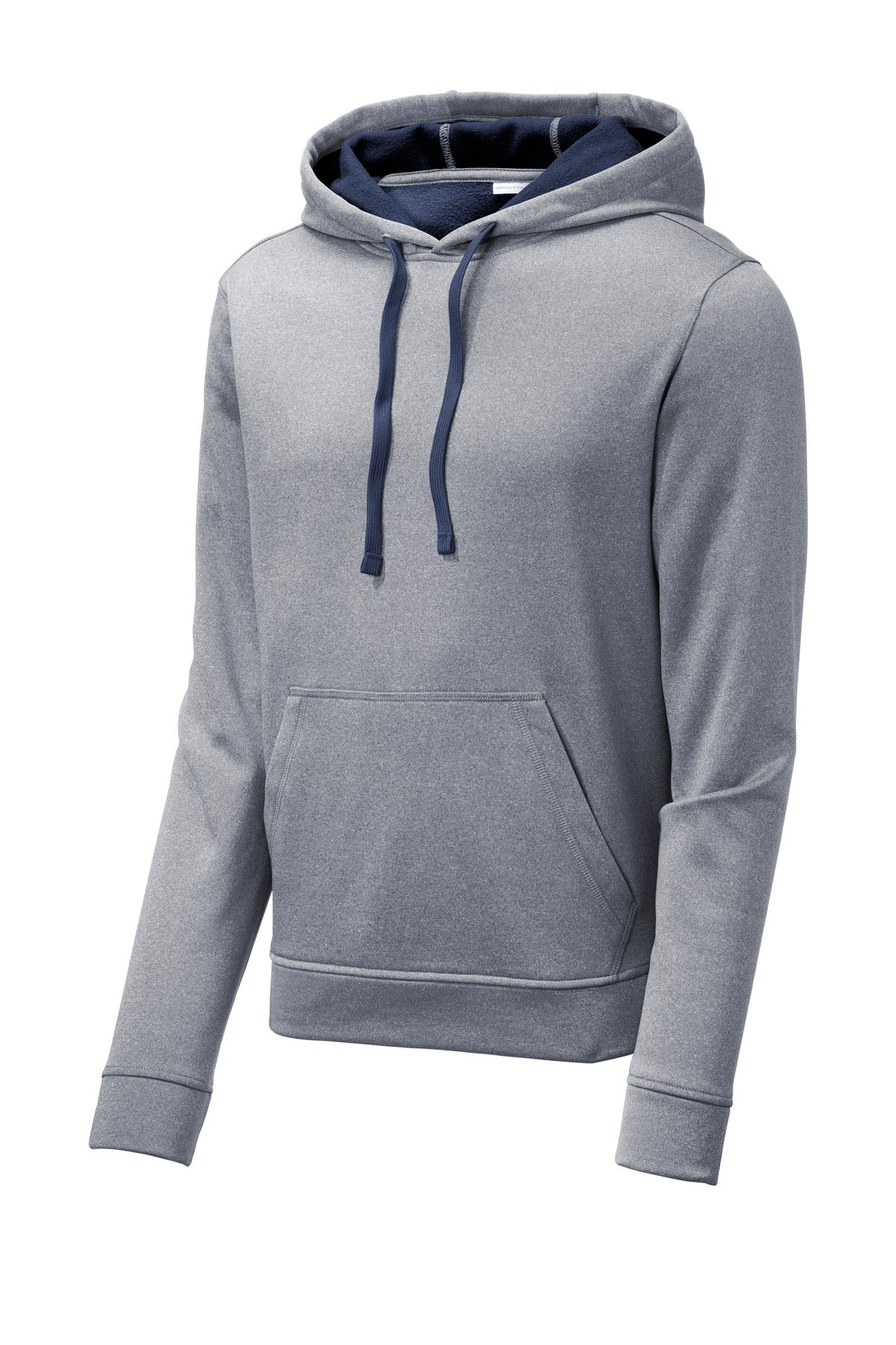 Sport-Tek PosiCharge Sport-Wick Heather Fleece Hooded Pullover. ST264