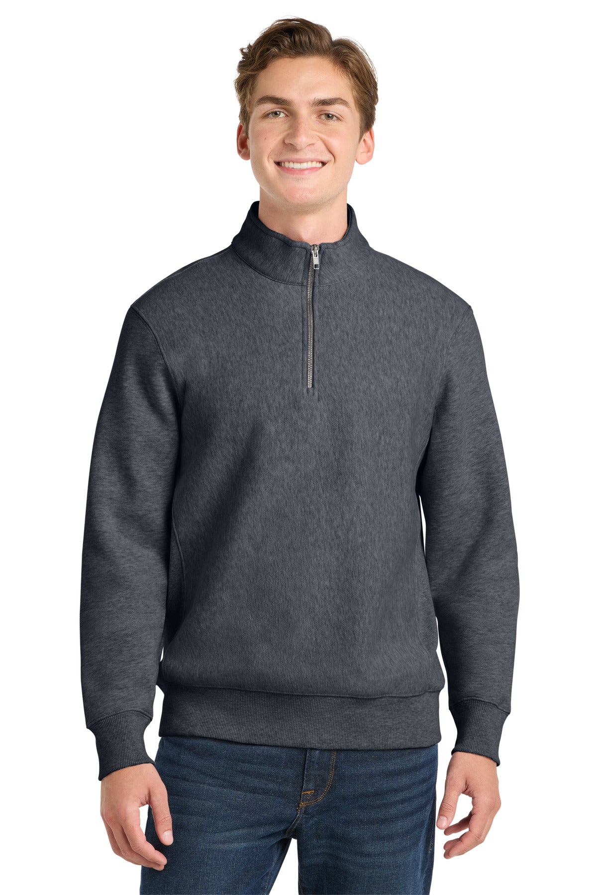 SanMar ST283_graphiteheather_model_front.jpg
