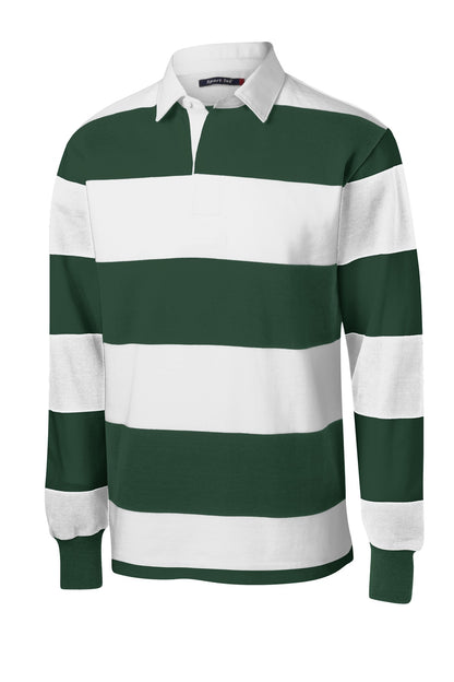Sport-Tek Classic Long Sleeve Rugby Polo. ST301