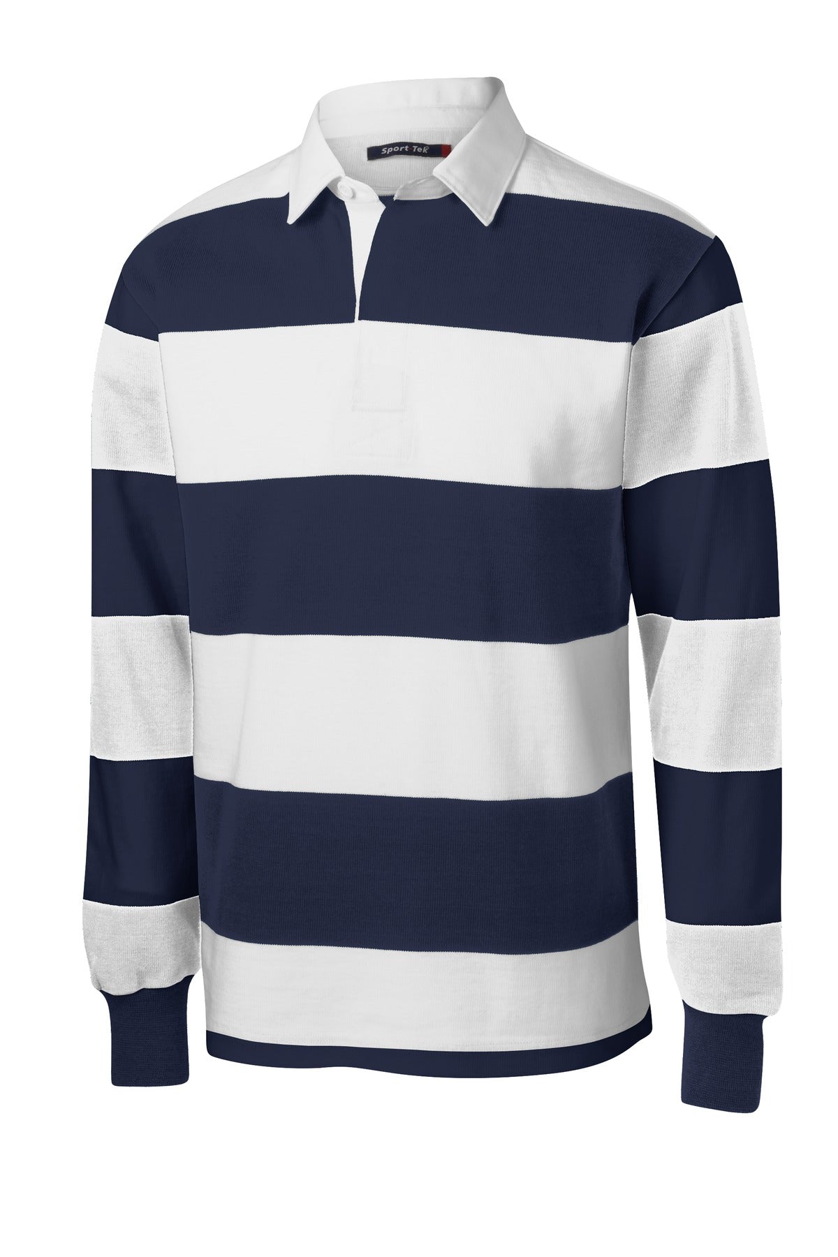 Sport-Tek Classic Long Sleeve Rugby Polo. ST301