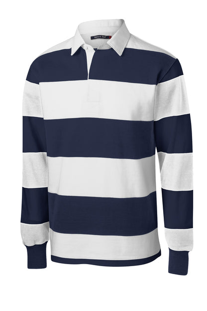 Sport-Tek Classic Long Sleeve Rugby Polo. ST301