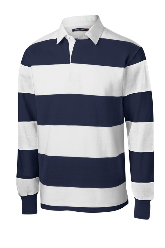 Sport-Tek Classic Long Sleeve Rugby Polo. ST301