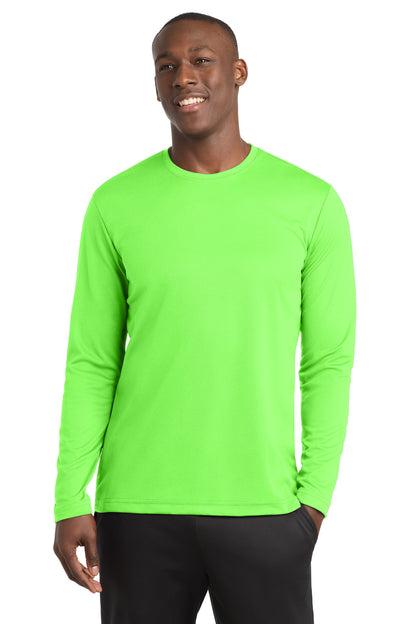 SanMar ST340LS_neongreen_model_front.jpg