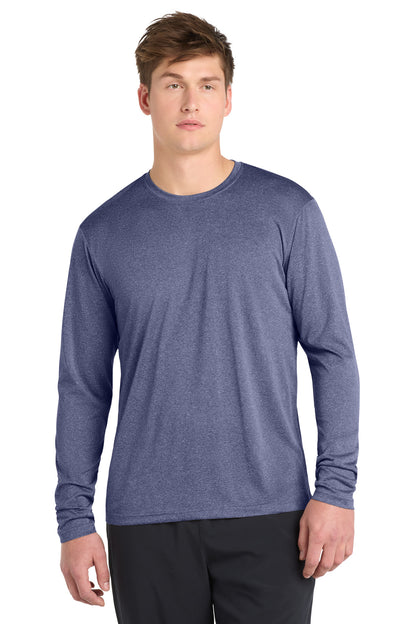 SanMar ST360LS_truenavyheather_model_front.jpg
