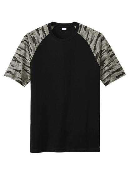 Sport-Tek Drift Camo Colorblock Tee ST376