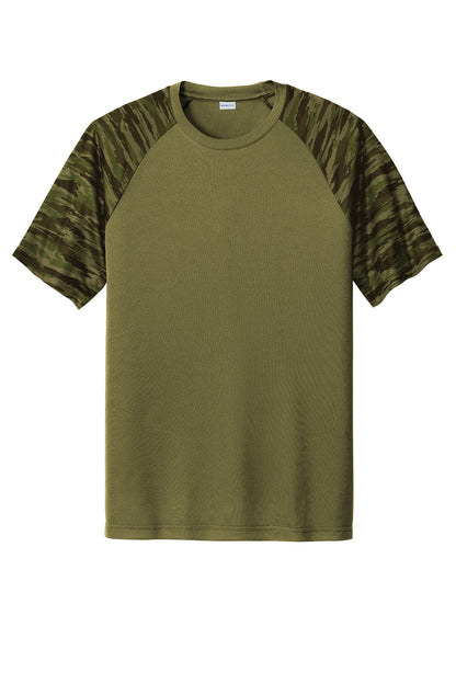 Sport-Tek Drift Camo Colorblock Tee ST376