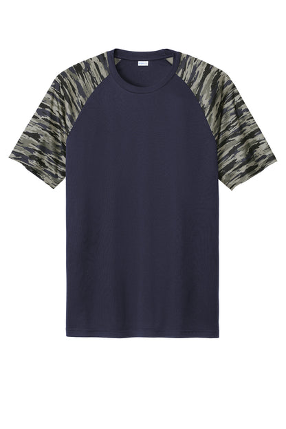 Sport-Tek Drift Camo Colorblock Tee ST376