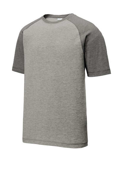 Sport-Tek PosiCharge Tri-Blend Wicking Raglan Tee. ST400