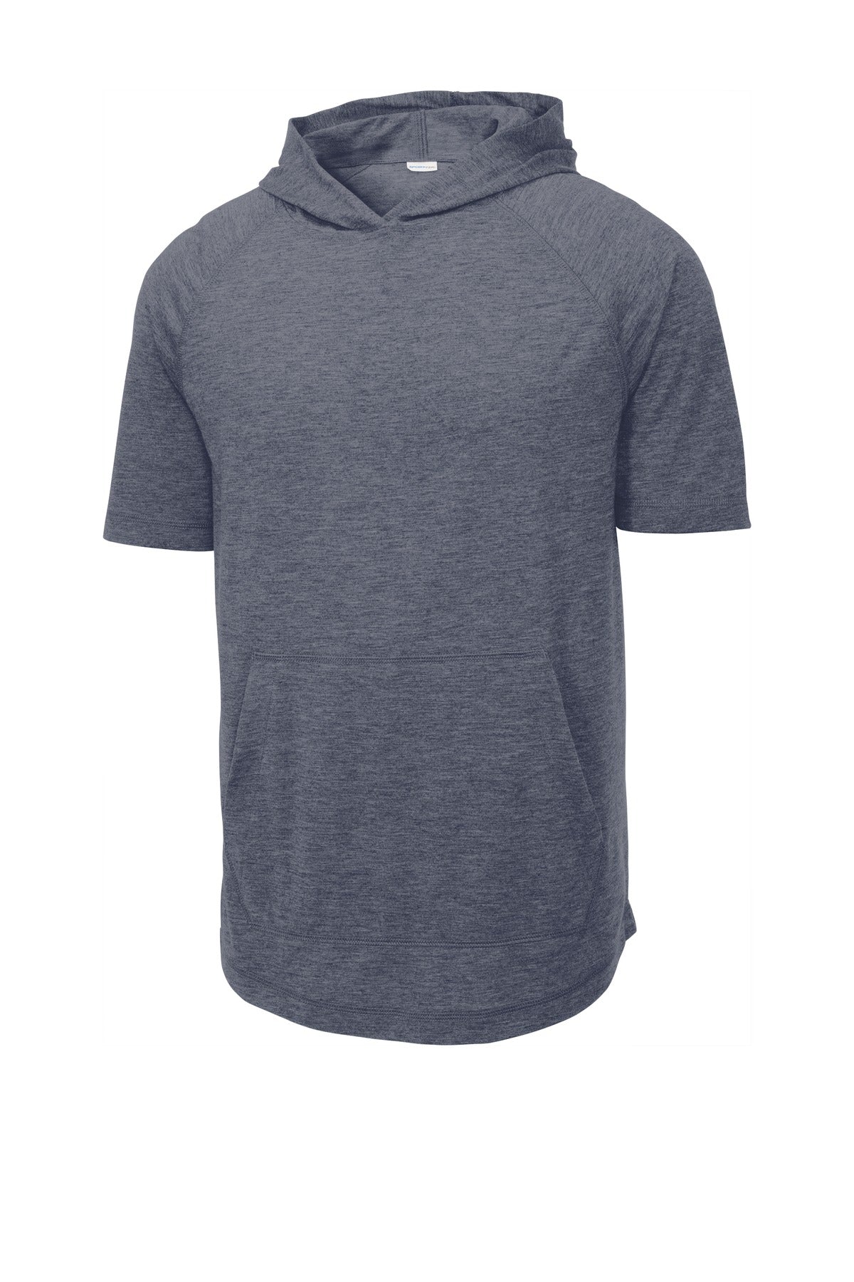 Sport-Tek PosiCharge Tri-Blend Wicking Short Sleeve Hoodie. ST404