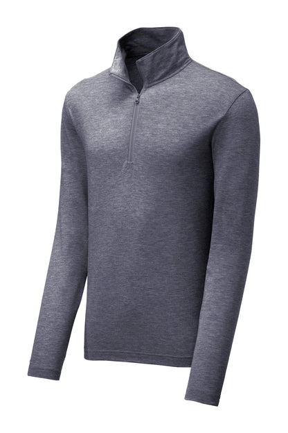Sport-Tek PosiCharge Tri-Blend Wicking 1/4-Zip Pullover. ST407