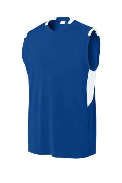 Sport-Tek Club Sleeveless V-Neck ST441