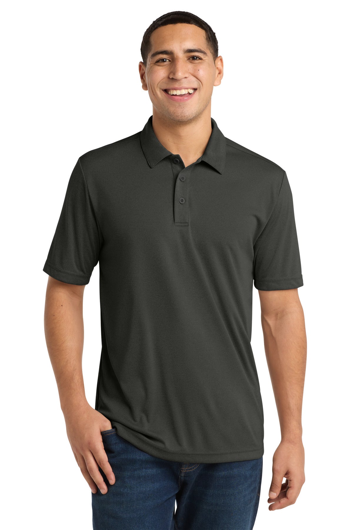 SanMar ST467_blackheather_model_front.jpg