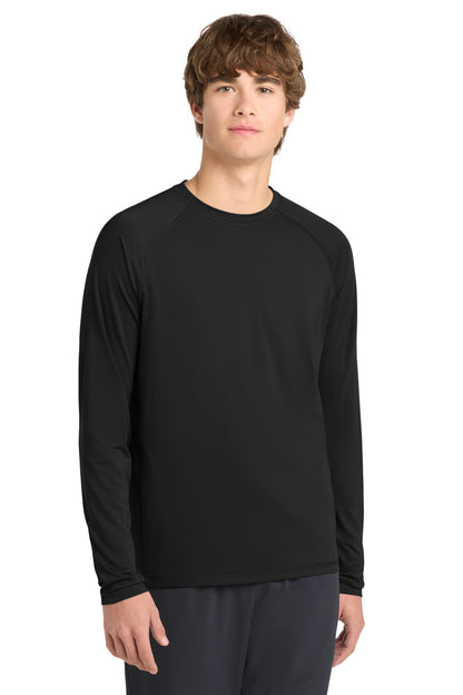 SanMar ST470LS_black_model_front.jpg