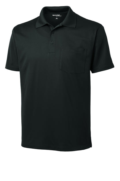 Sport-Tek Micropique Sport-Wick Pocket Polo. ST651