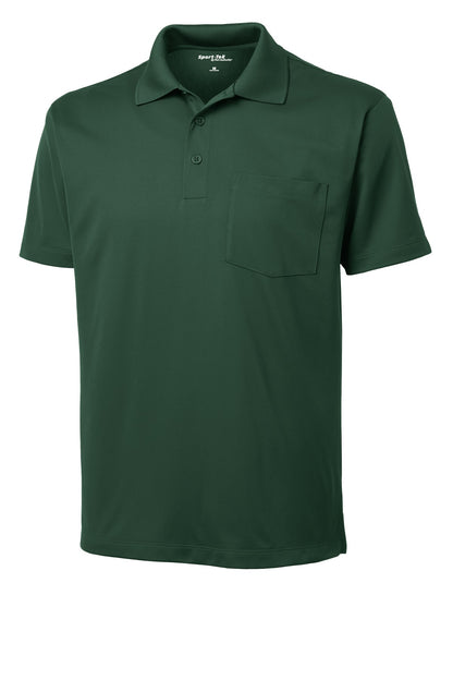 Sport-Tek Micropique Sport-Wick Pocket Polo. ST651