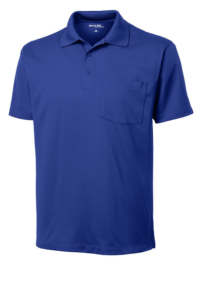 Sport-Tek Micropique Sport-Wick Pocket Polo. ST651