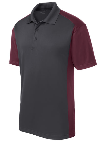 Sport-Tek Colorblock Micropique Sport-Wick Polo. ST652