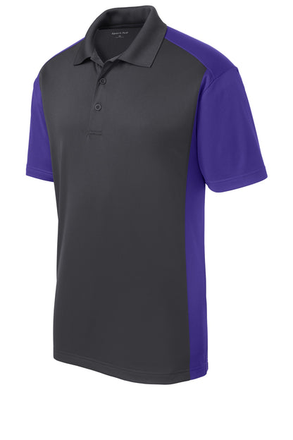 Sport-Tek Colorblock Micropique Sport-Wick Polo. ST652