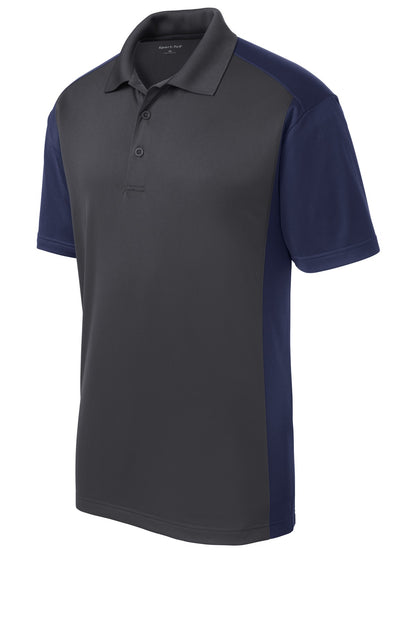 Sport-Tek Colorblock Micropique Sport-Wick Polo. ST652