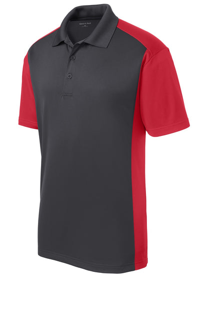 Sport-Tek Colorblock Micropique Sport-Wick Polo. ST652