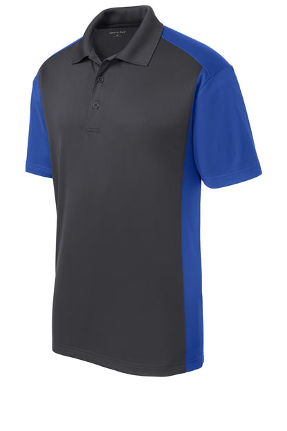 Sport-Tek Colorblock Micropique Sport-Wick Polo. ST652