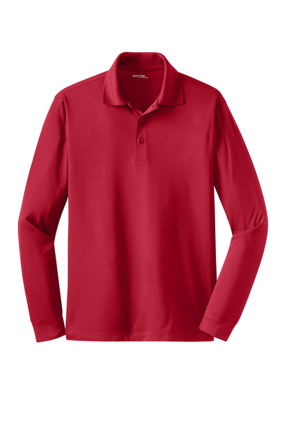 Sport-Tek Long Sleeve Micropique Sport-Wick Polo. ST657