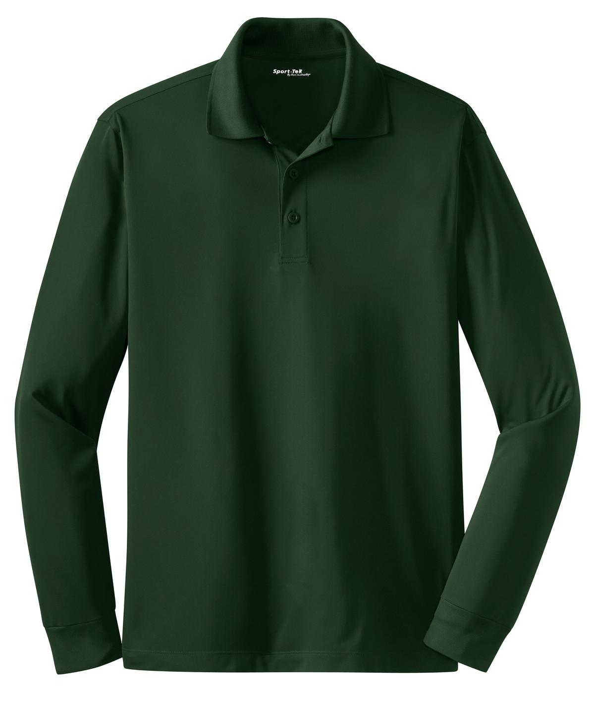 Sport-Tek Long Sleeve Micropique Sport-Wick Polo. ST657