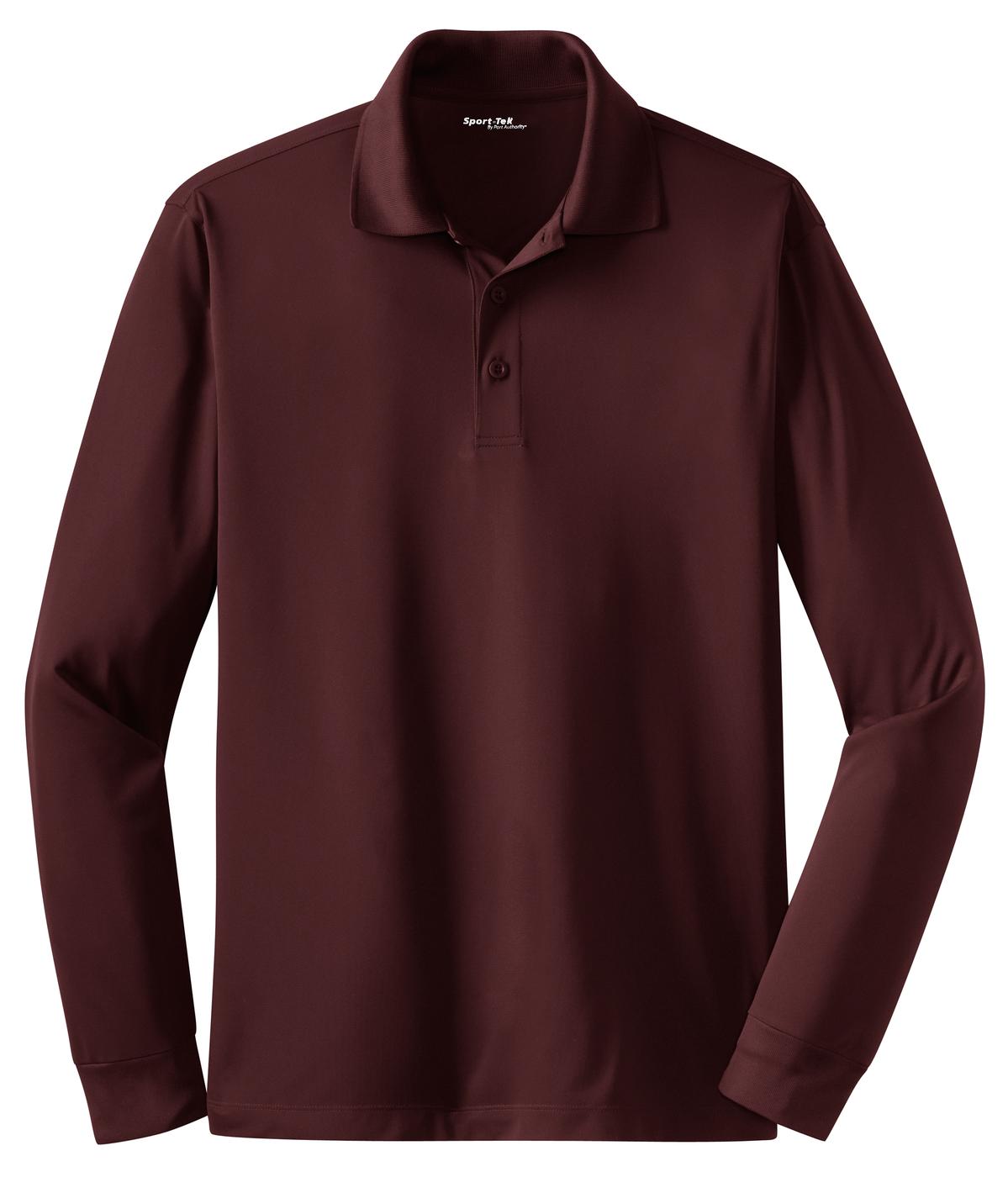 Sport-Tek Long Sleeve Micropique Sport-Wick Polo. ST657