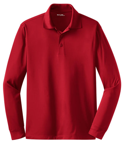 Sport-Tek Long Sleeve Micropique Sport-Wick Polo. ST657