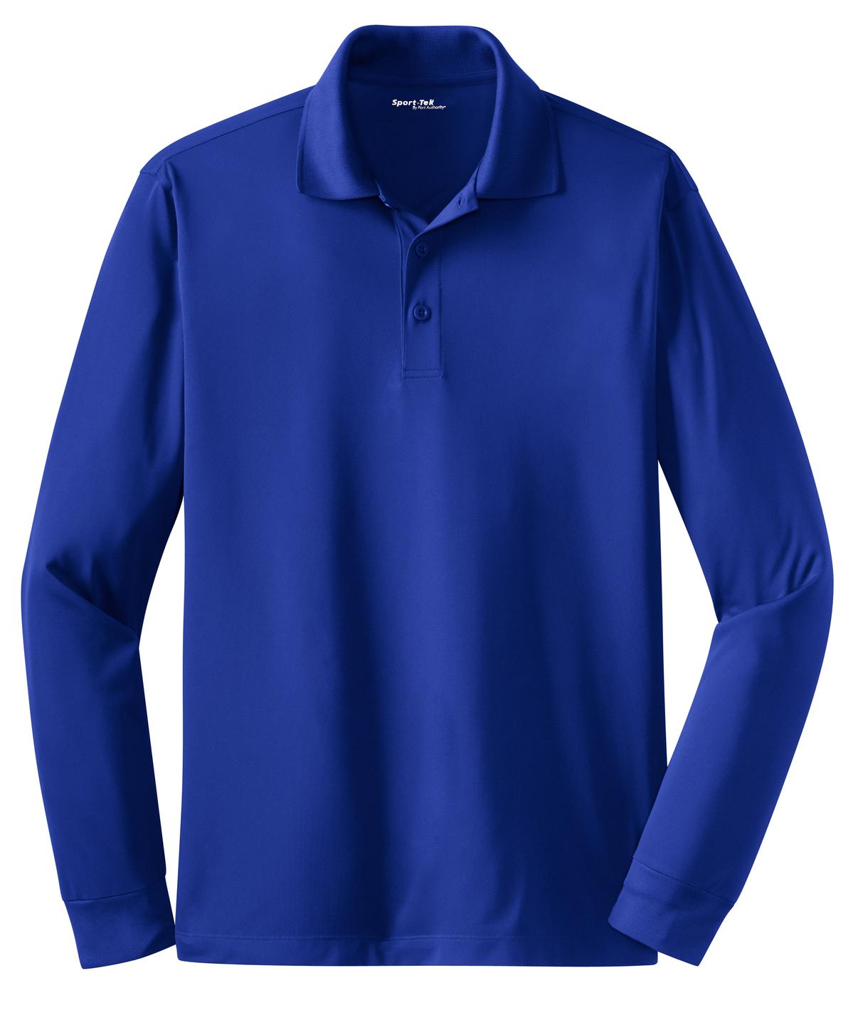 Sport-Tek Long Sleeve Micropique Sport-Wick Polo. ST657