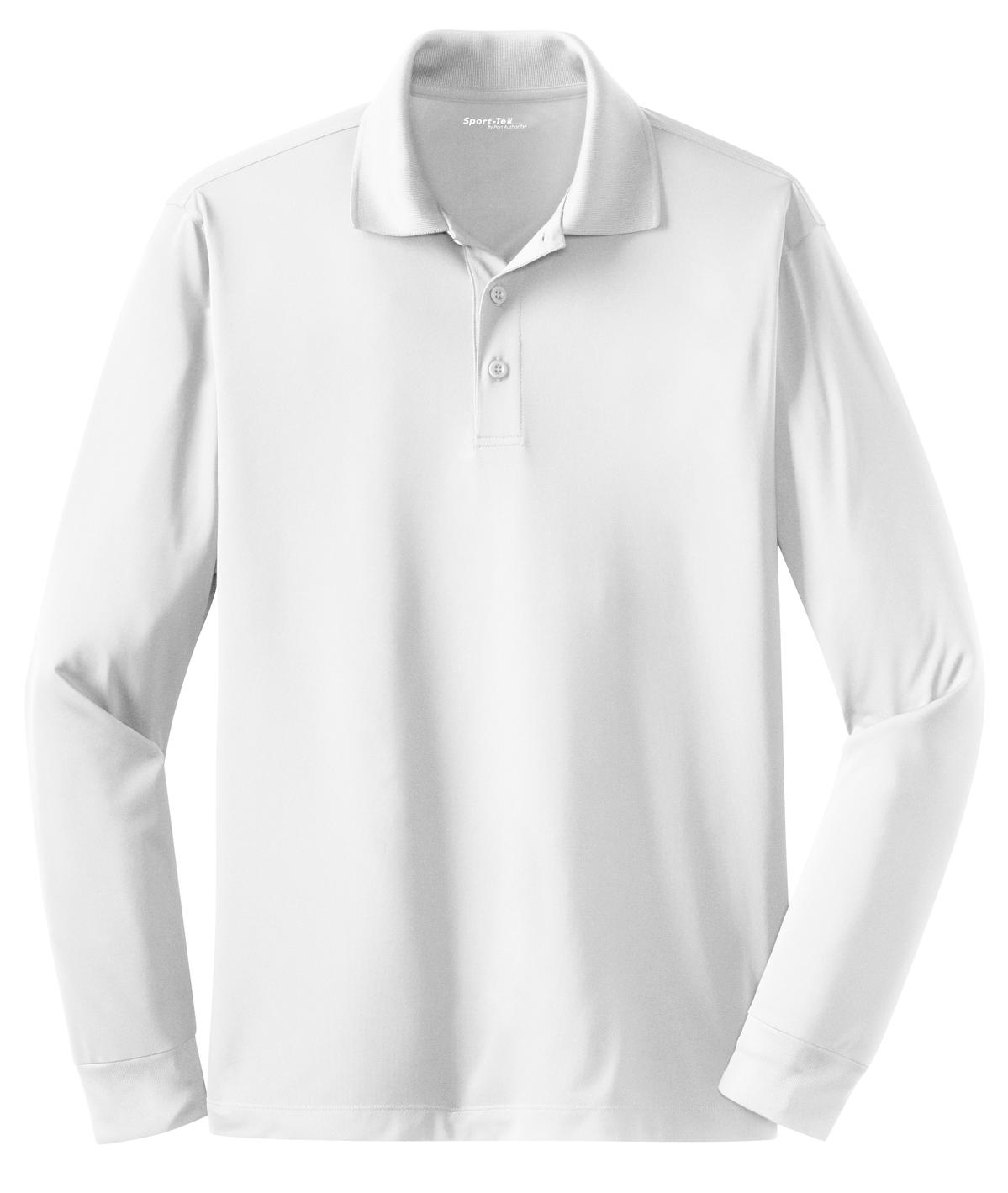 Sport-Tek Long Sleeve Micropique Sport-Wick Polo. ST657