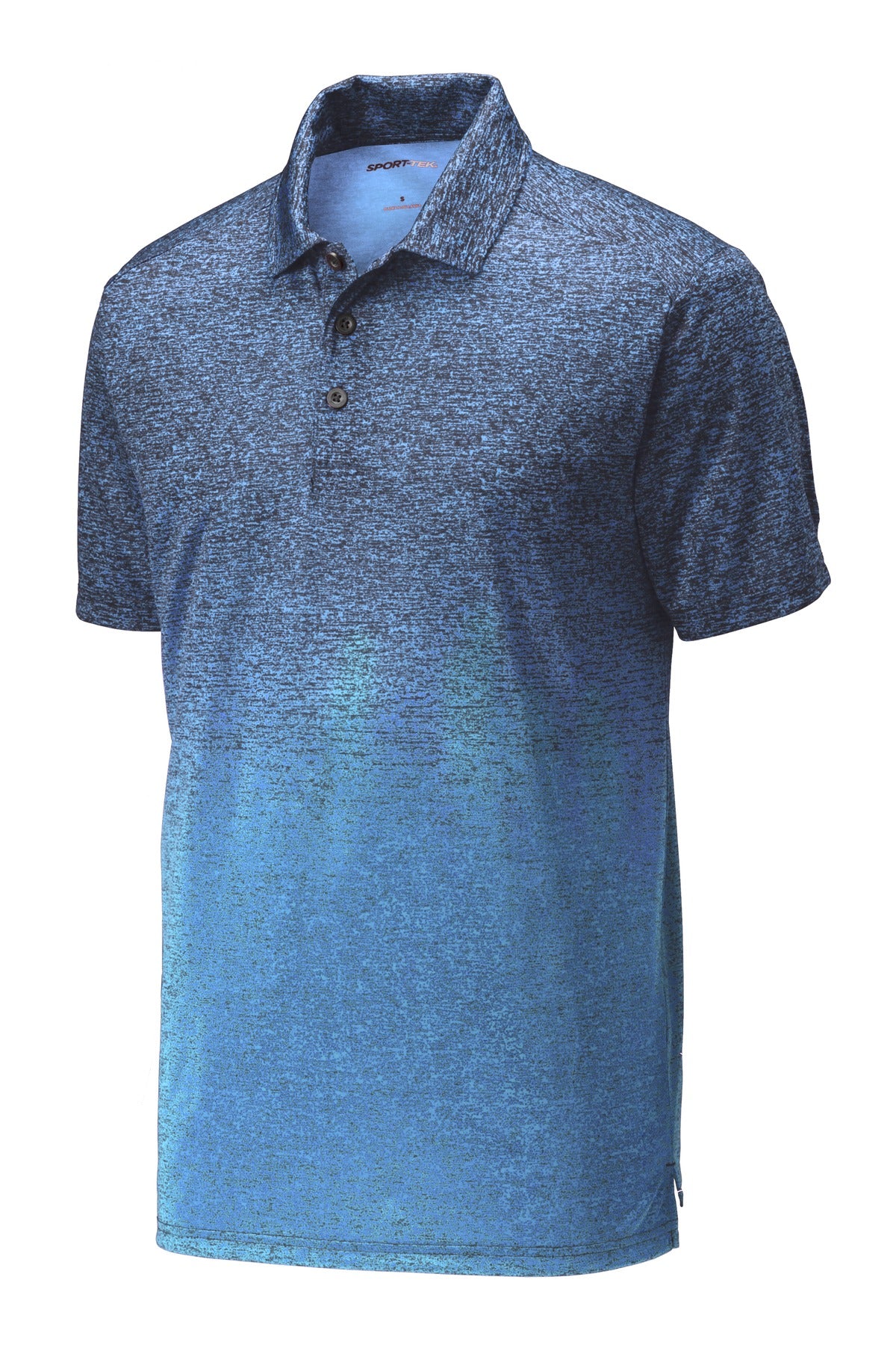 Sport-Tek Ombre Heather Polo. ST671