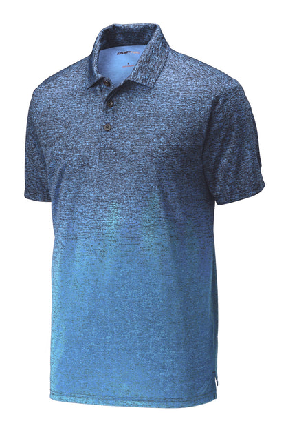 Sport-Tek Ombre Heather Polo. ST671