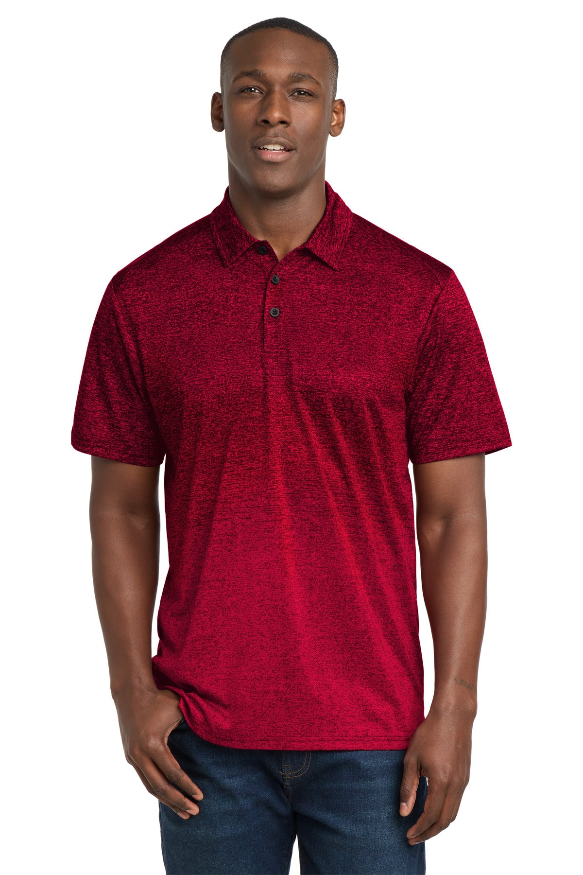 SanMar ST671_deepredblack_model_front.jpg