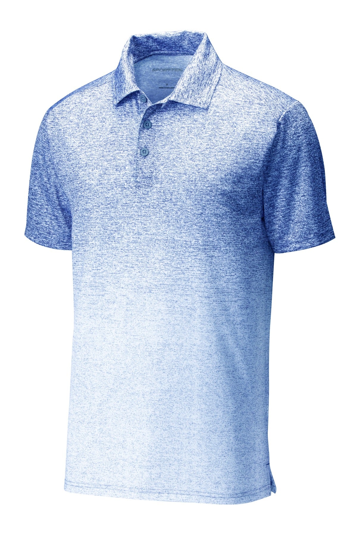 Sport-Tek Ombre Heather Polo. ST671