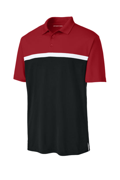 Sport-Tek UV Micropique Colorblock Polo ST741