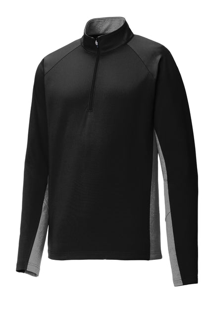 Sport-Tek Sport-Wick Stretch Contrast 1/4-Zip Pullover. ST854