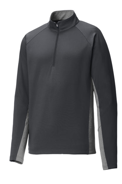 Sport-Tek Sport-Wick Stretch Contrast 1/4-Zip Pullover. ST854