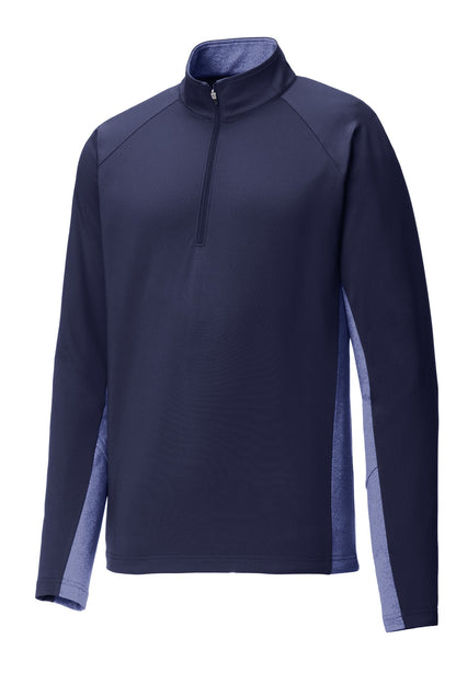 Sport-Tek Sport-Wick Stretch Contrast 1/4-Zip Pullover. ST854