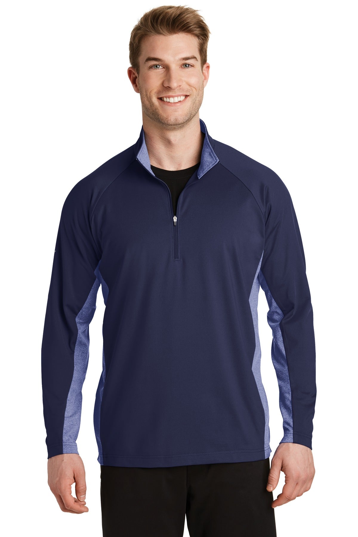 SanMar ST854_truenavytruenavyhthr_model_front_072017.jpg?v=1762287443